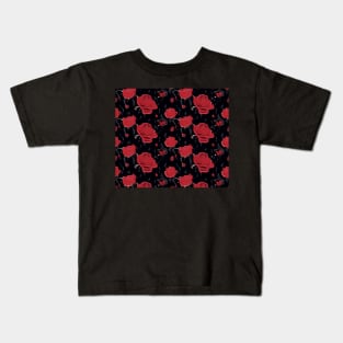 rose pattern Kids T-Shirt